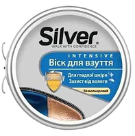 Воск для обуви Silver Intensive, бесцветный (50мл.) шайба