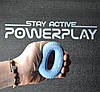 Еспандер кистьовий силіконовий PowerPlay PP-4330 Hand Grip Loops Light 13.5-18 кг. Блакитний, фото 6