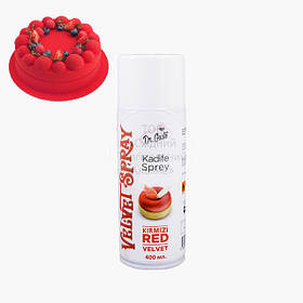 Велюр шоколадний Dr. Gusto — 400 мл — Червоний