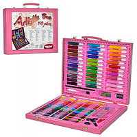 Набор для рисования в чемодане (150 деталей, акварельные краски, карандаши, фломастеры) MK 2455-2