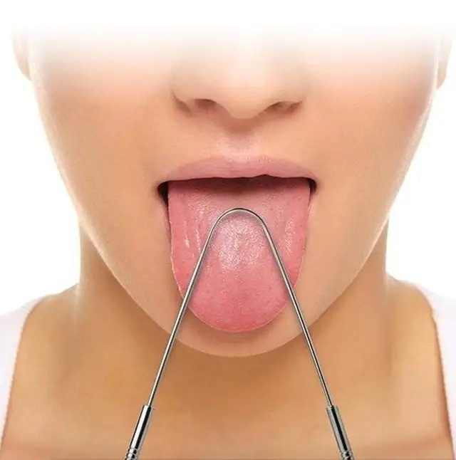 Скребок для язика з неіржавної сталі 2 шт.