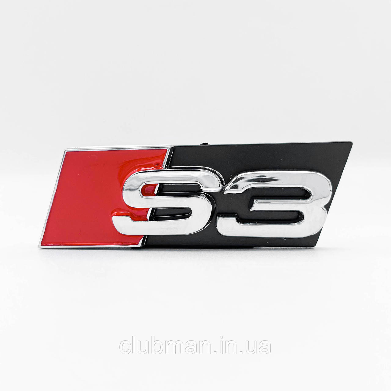 Емблема для решітки радіатора S3 AUDI (Ауді) - Хром 68 х 21 мм