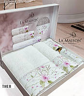 Подарочный набор полотенец La Maison, 3 шт. с ароматом Thea