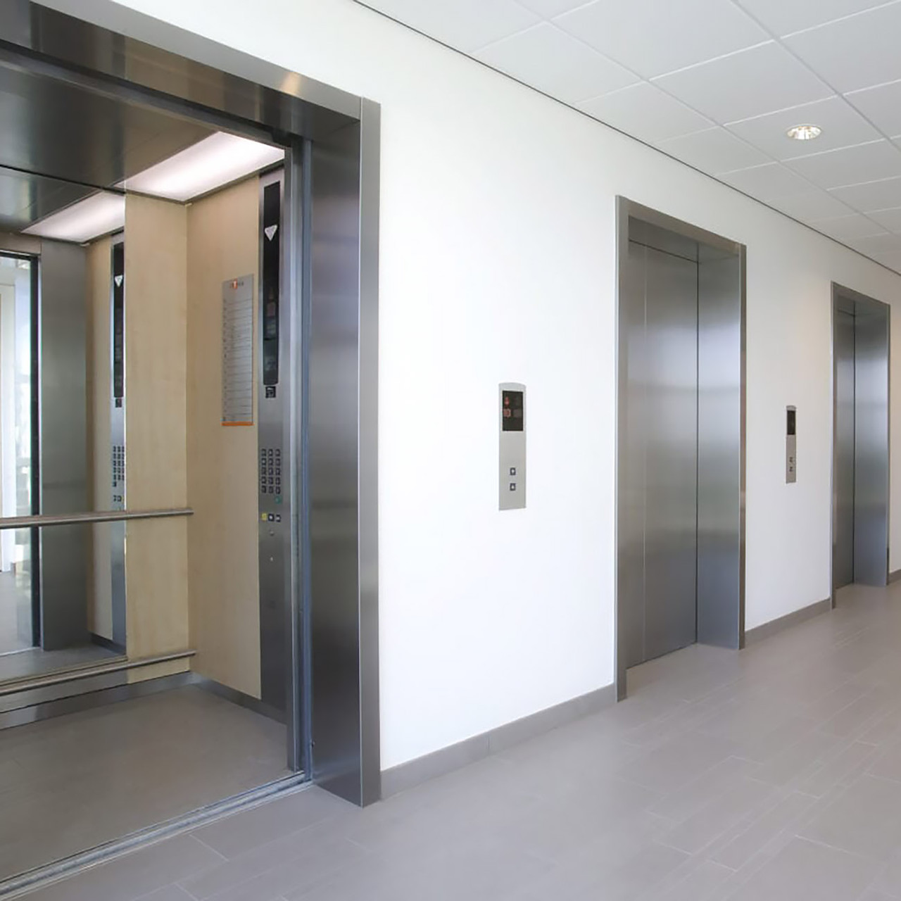 Повнокомплектний ліфт Mitsubishi Nexiez-MRL без машинного приміщення, фото 1