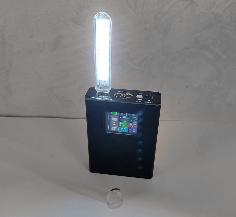 Світлодіодна USB лампа одностороння 3-5V 7000К холодне світло 8 світлодіодів