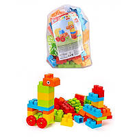 Конструктор із великими деталями, 50 штук ТехноК (6818)