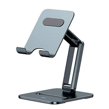 Металева підставка для планшета з регулюванням висоти BASEUS Desktop Biaxial Foldable Metal Stand (сірий)