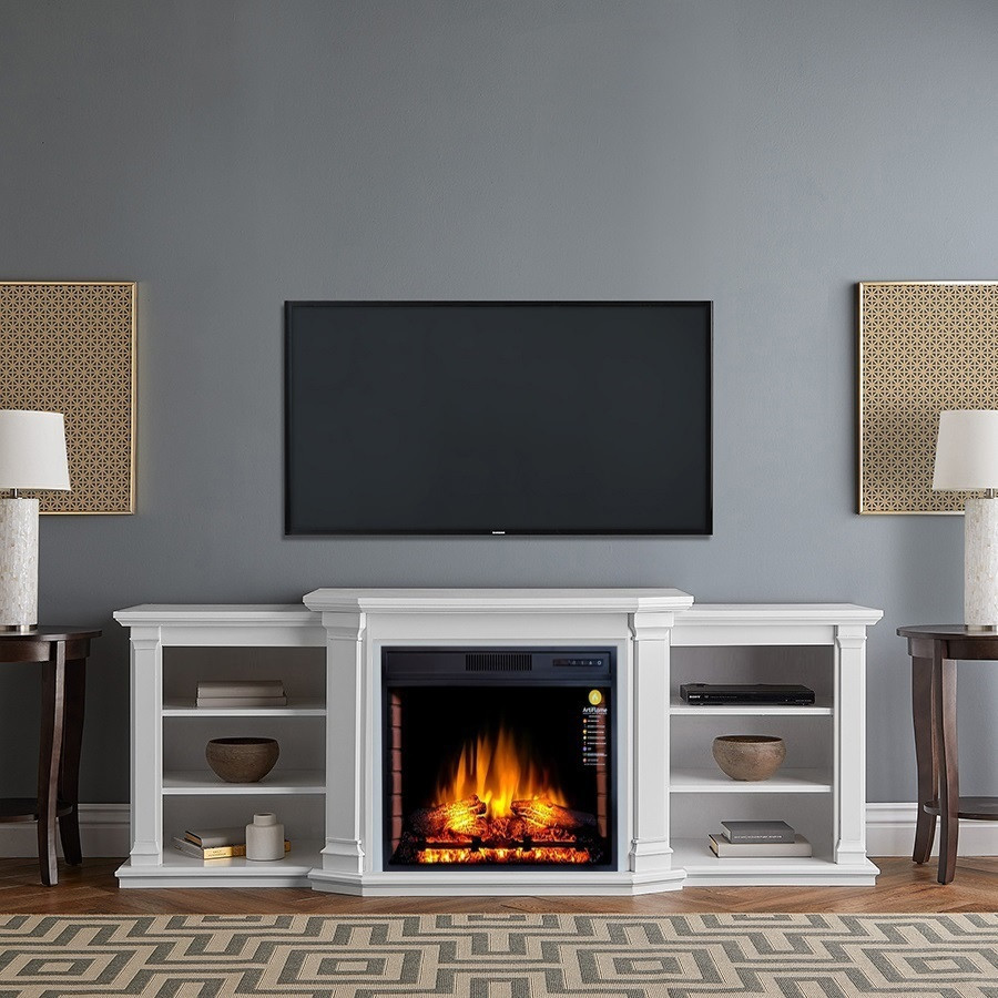 КАМІНОМПЛЕКТ ARTIFLAME PARLIAMENT AF28 БІЛИЙ Б'ЯНКО, фото 1