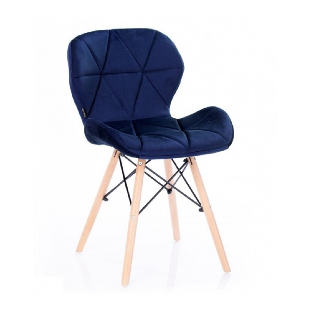 Стілець SILLA Velvet (темно-синій), фото 1