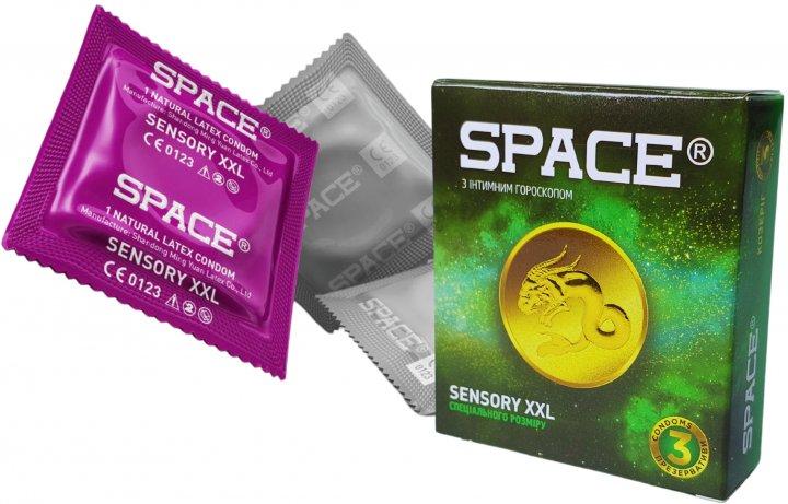 Презервативи Space Sensory XXL Гороскоп Козеріг 3 шт