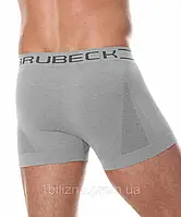 Трусы мужские боксеры BRUBECK BOXER CLASSIK COMFORT COTTON L, Светло-серый