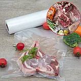 Вакуумні Пакети для їжі 25 CM Vacuum Bag, Харчові Пакети, Пакети для Вакууматора в Рулоні, фото 6