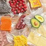 Вакуумні Пакети для їжі 25 CM Vacuum Bag, Харчові Пакети, Пакети для Вакууматора в Рулоні, фото 8