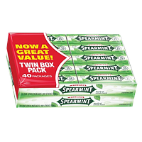 Упаковка жевательных резинок Wrigley's Spearmint Chewing Gum 200 шт.