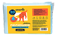 Пеленки Smartis 60*90 см 30 шт пеленки для собак и щенков супер поглощающие гипоаллергенные