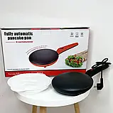 Професійна Млинниця Електрична Fully Automatic Pancake Pan, Занурювальна Електросковородка для Млинців, фото 3