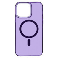 Чохол до мобільного телефона Armorstandart Y23 MagSafe Apple iPhone 15 Pro Transparent Purple (ARM68340), фото 1