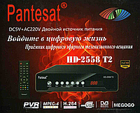 Тюнер DVB-T2 2558 METAL з підтримкою WI-FI адаптера (з екраном) | Приставка для перегляду цифрового телевідені