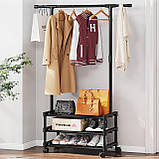 Підлогова Вішалка SINGLE- POLE SHOE and HAT RACK 107-2, Стійка для взуття та одягу, фото 2