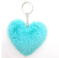Брелок серце бірюзовий