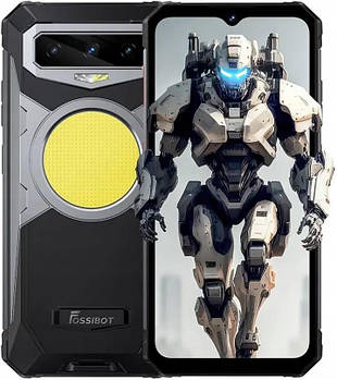 Смартфон Fossibot F102 12/256GB Black NFC (Global), IP69K, Helio G99, 108+20+5/32 Мп, IPS 6,58", 16500mAh