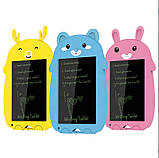 Дитячий графічний планшет для малювання Animals Writing Tablet LCD зі стилусом Блакитний, фото 3