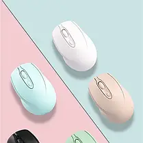 Мишка Бездротова Mouse CM 127, Безшумна Міні Миша для Комп'ютера Ноутбука, фото 3