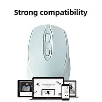 Мишка Бездротова Mouse CM 127, Безшумна Міні Миша для Комп'ютера Ноутбука, фото 6