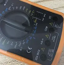 Мультиметр DT 9205A, Цифровий Вимірювач Електричних Параметрів, Вольтметр, Амперметр, Омметр, фото 6