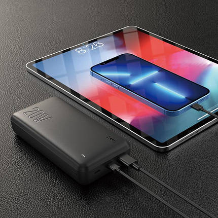 Моб. Зарядка POWER BANK J87A Tacker PD20W+QC3.0 20000mAh, Зовнішній акумулятор, Мобільний зарядник, фото 1