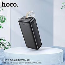 Мобільна зарядка POWER BANK HOCO J111B 30000MAH, Зовнішній акумулятор, Мобільний зарядник, фото 3