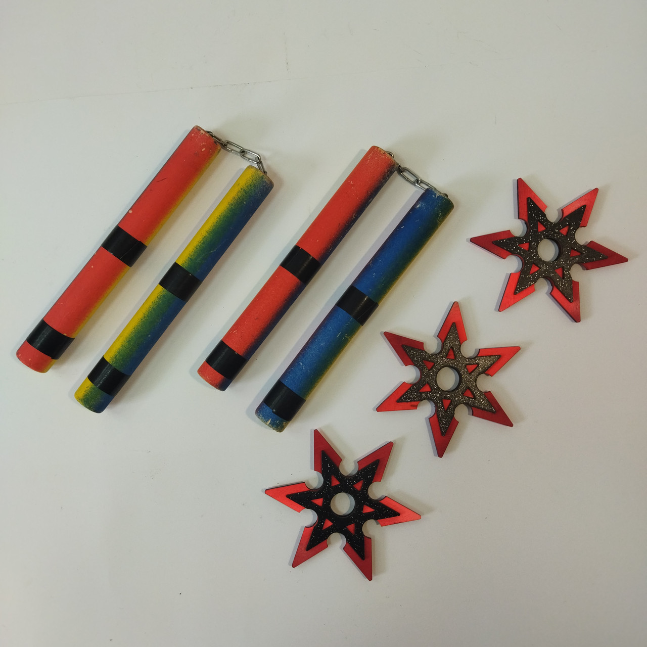 Kunai Дерев'яний набір Наруто Набір дерев'яної іграшкової зброї Нунчакі Дерев'яна зброя для хлопчиків