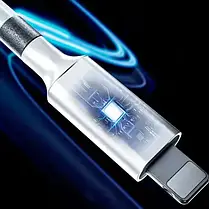 Магнітний кабель для зарядки MagLink Lightning 1.8 м, USB кабель для телефону, фото 6