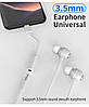 Кабель для навушників S з роз'ємом типу USB Type-C на AUX 3,5, Адаптер для навушників Jack J-002 (білий), фото 7