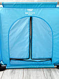 Манеж дитячий + КУЛЬКИ Sewen БЛАКИТНИЙ Сухий басейн Дитячі манежі, фото 2