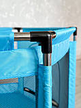 Манеж дитячий + КУЛЬКИ Sewen БЛАКИТНИЙ Сухий басейн Дитячі манежі, фото 5
