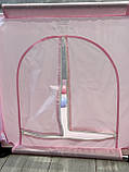 Манеж дитячий + КУЛЬКИ Sewen СВІТЛО РОЖЕВИЙ Сухий басейн Дитячі манежі, фото 5