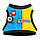Шлея для собак м'яка WAUDOG Clothes з QR-паспортом, "Colors of freedom", XS2, В 28-31 см, C 20-22 см, фото 4