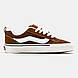 Жіночі Кеди Vans KNU Skool Brown White 36-37-38-39-40, фото 4