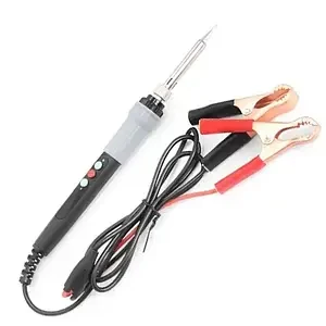 Паяльник HandsKit 919 з терморегулятором і LCD-дисплеєм 12-24 V, 36-72W, з живленням від акумулятора