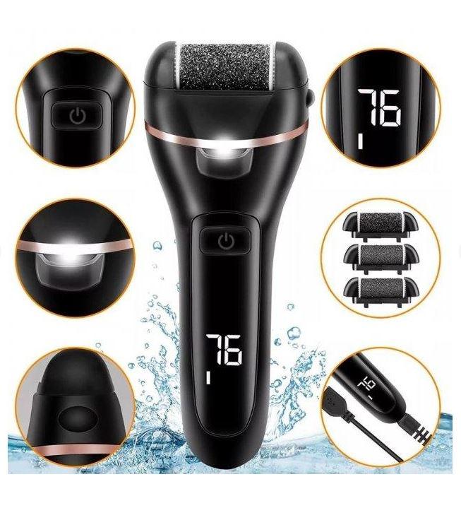 Електрична пемза для ніг роликова пилка LCD GRAB ZCA018