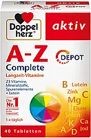 Мультивитамины Доппельгерц от А до Цинка Doppelherz A-Z DEPOT длительного действия