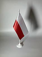 Настольный флаг Польши с пластиковым держателем