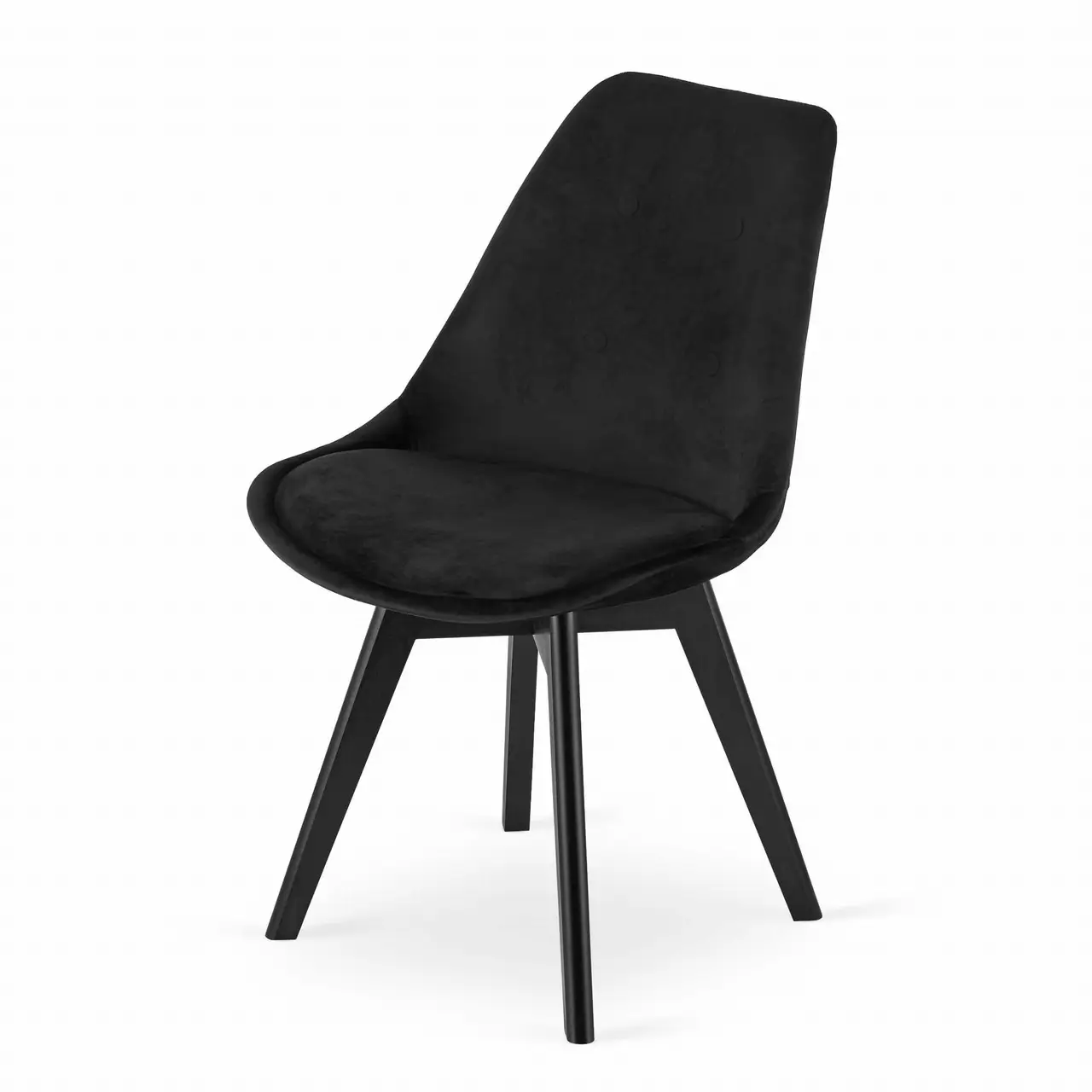 Cтілець Just Sit MILEO Premium Велюр Чорний, фото 1