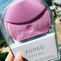 Электронная щетка для чистки лица Foreo Luna mini 2- массажёр Форео ПУДРА ETV