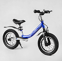 Велобіг Corso "Alpha Sport" 17440 (1) сталева рама, надувні колеса 12", ручне гальмо, підніжка, крила,