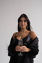 Дуже красиве плаття софт-шовк без рукавів міді розміри норми та батал, фото 5