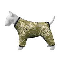 Вітровка для собак WAUDOG Clothes, малюнок "Мілітарі", M47, В 69-72 см, С 47-50 см