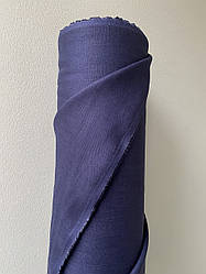 Баклажанова лляна тканина, колір 1607