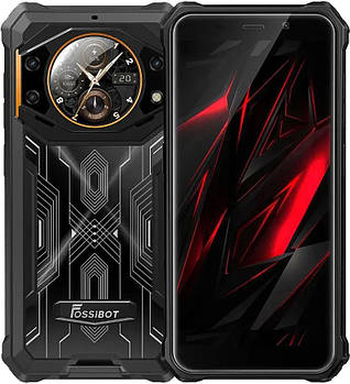 Смартфон FOSSiBOT F101 Pro 8/128Gb orange, IP69K, NFC, MT8788, 24+5+0,3/8 Мп, IPS 5,45", 10600mAh